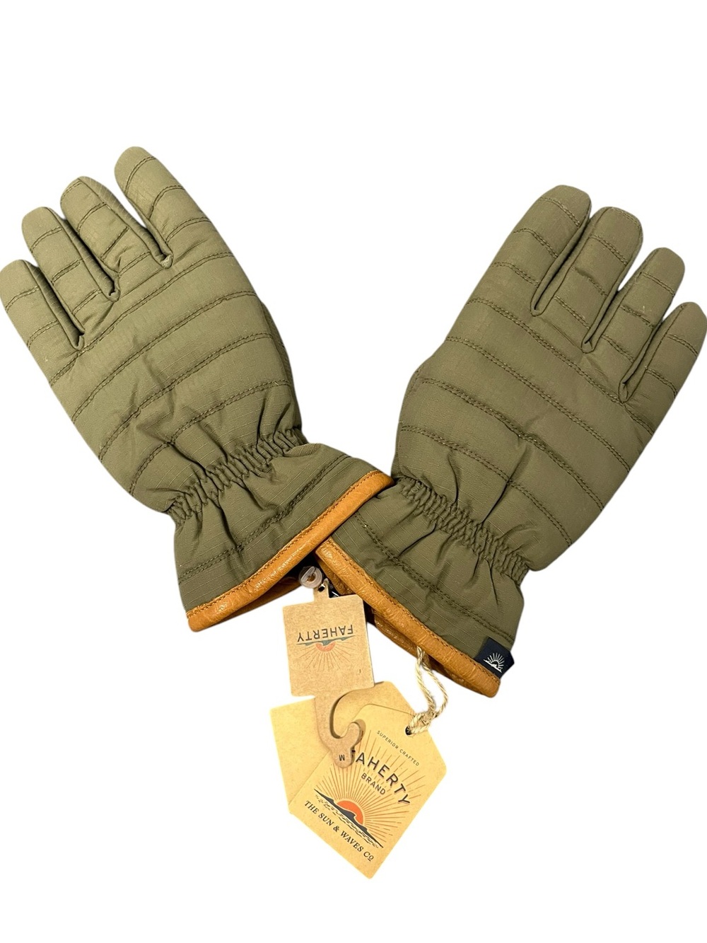 Faherty Gloves Unisex Medium Green NWT Cold Weather Winter Outdoor